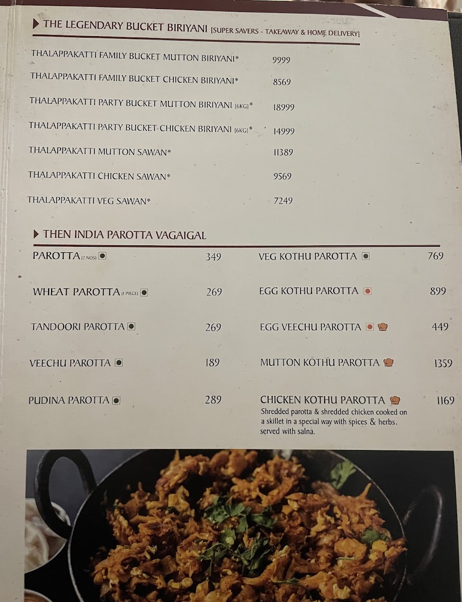 Menu Dindigul Thalappakatti Restaurant-Rajagiriya-3