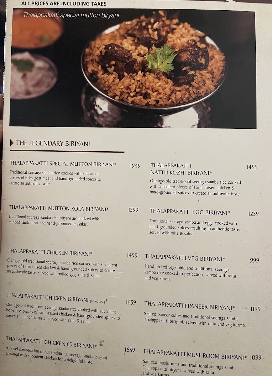 Menu Dindigul Thalappakatti Restaurant-Rajagiriya-8